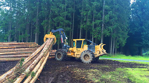 Used forestry machines